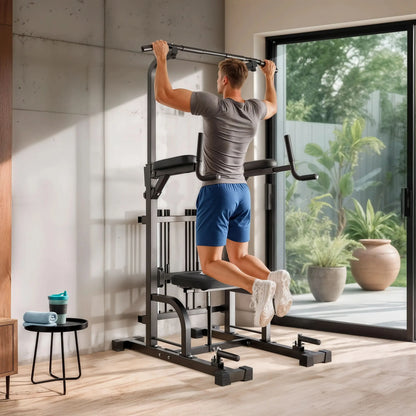 SPORTSROYALS PT4 Assisted Power Tower Pull-Up Machine