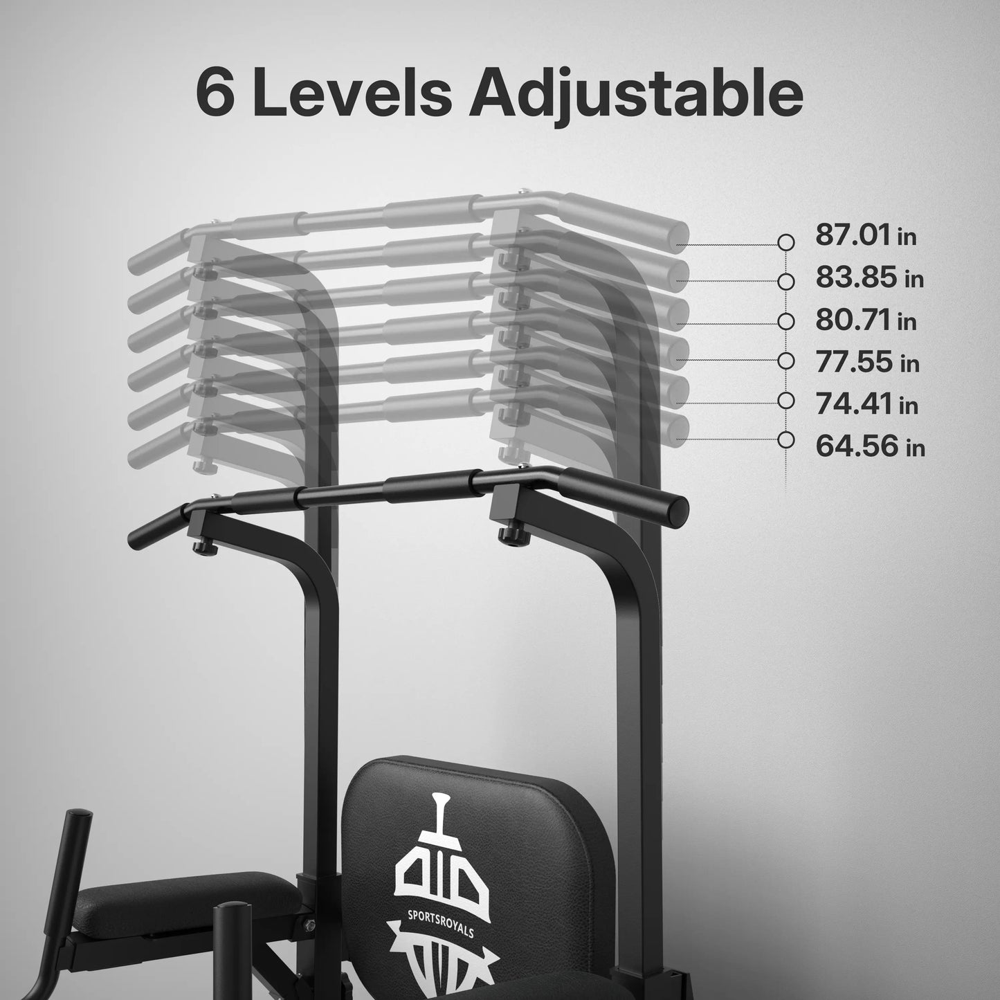 SPORTSROYALS PT4 Assisted Power Tower Pull-Up Machine