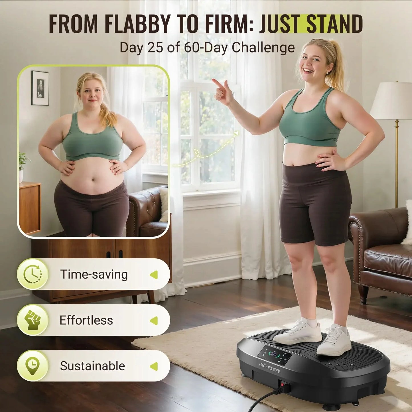 FLYBIRD VP1 Mini Vibration Plate