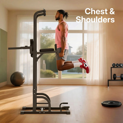 SPORTSROYALS PT3 Multi-function Power Tower Pull-Up Dip Station